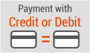 Credit/Debit card